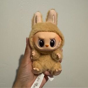 Labubu Have a Seat plushie keychain